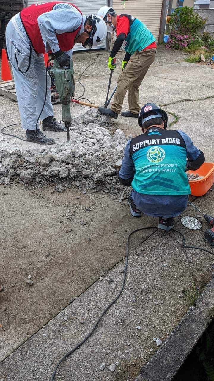 能登半島地震内灘町災害ボランティアの様子