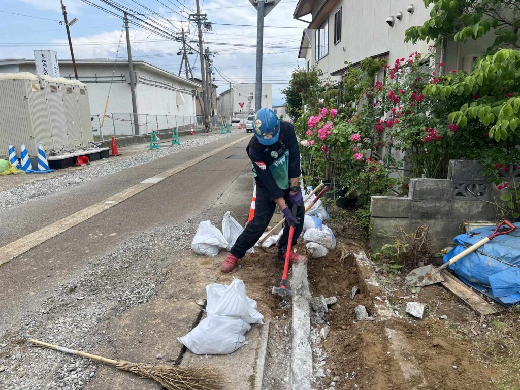 石川RB設立総会と内灘ボランティア活動の様子