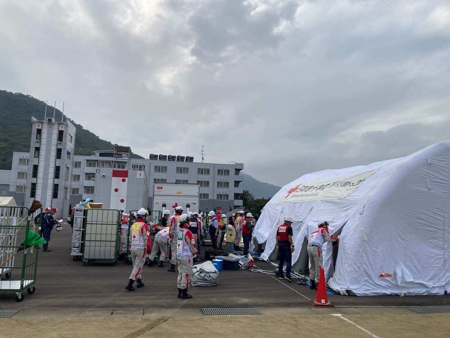 香川県総合防災訓練の様子