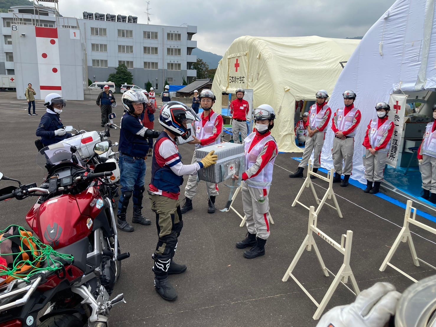 香川県総合防災訓練の様子
