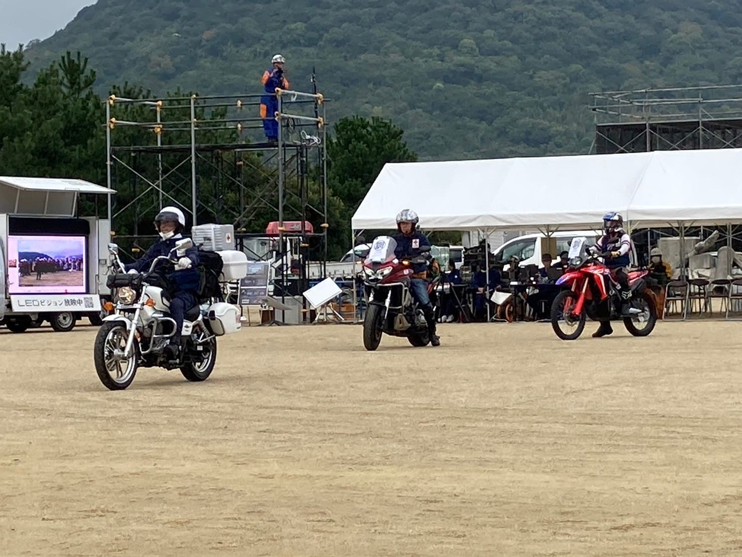 香川県総合防災訓練の様子